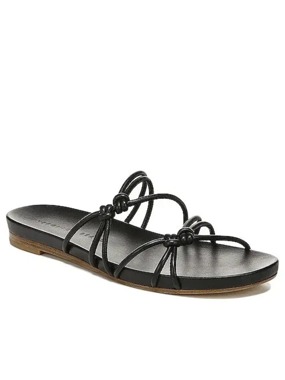VERONICA BEARD Summer Essential “Eda”Knotted Multi-Strap Sandal Black